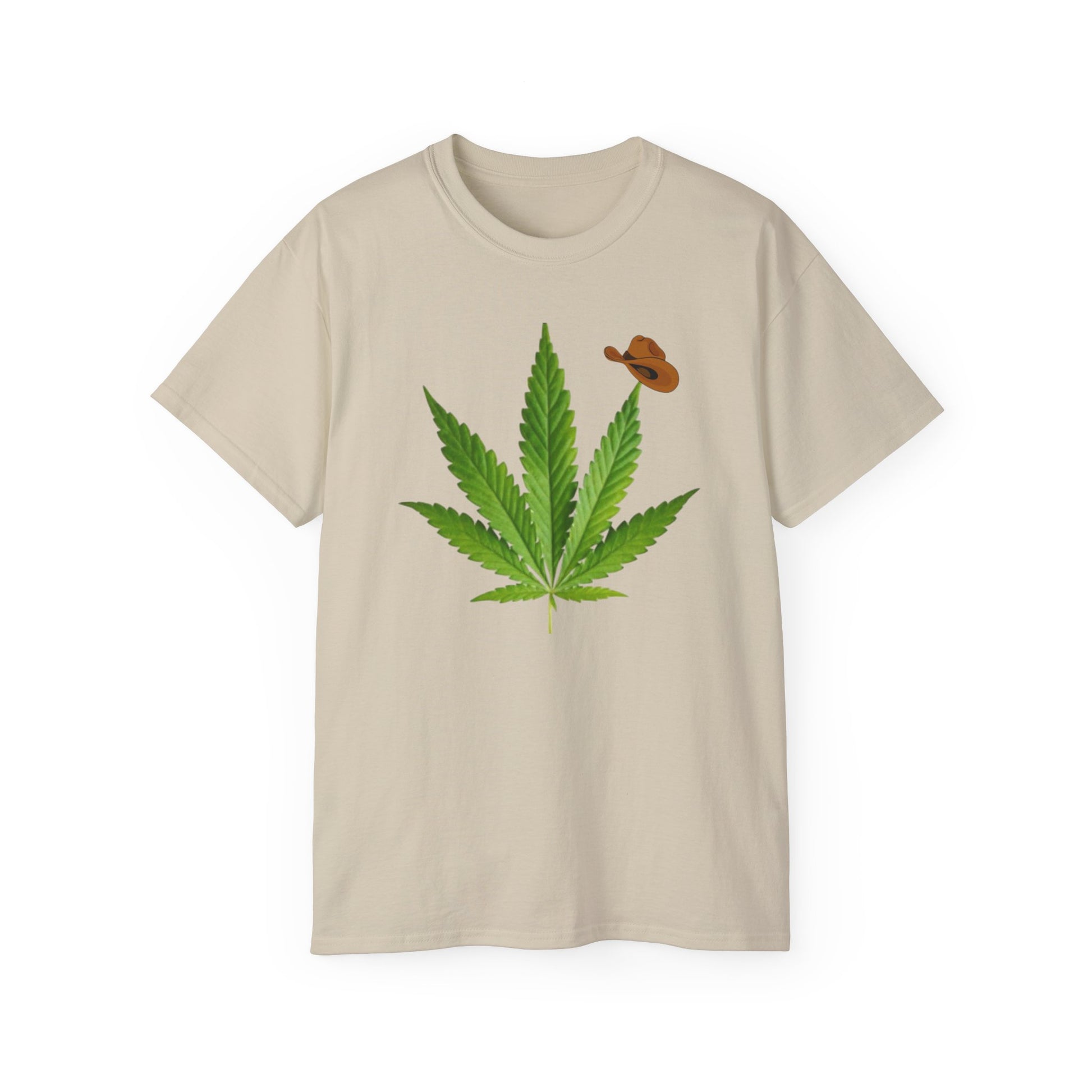 Cannabis Leaf Unisex Ultra Cotton Tee - Cool Casual Shirt for Stoners - Kemo Green, LLC