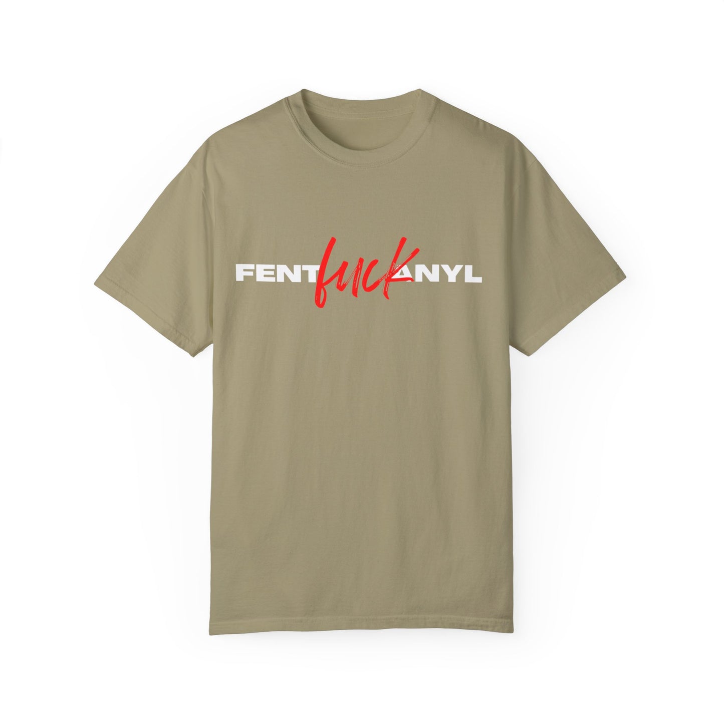 Unisex Garment-Dyed T-Shirt - Bold 'Fuck' Statement Tee - Kemo Green, LLC