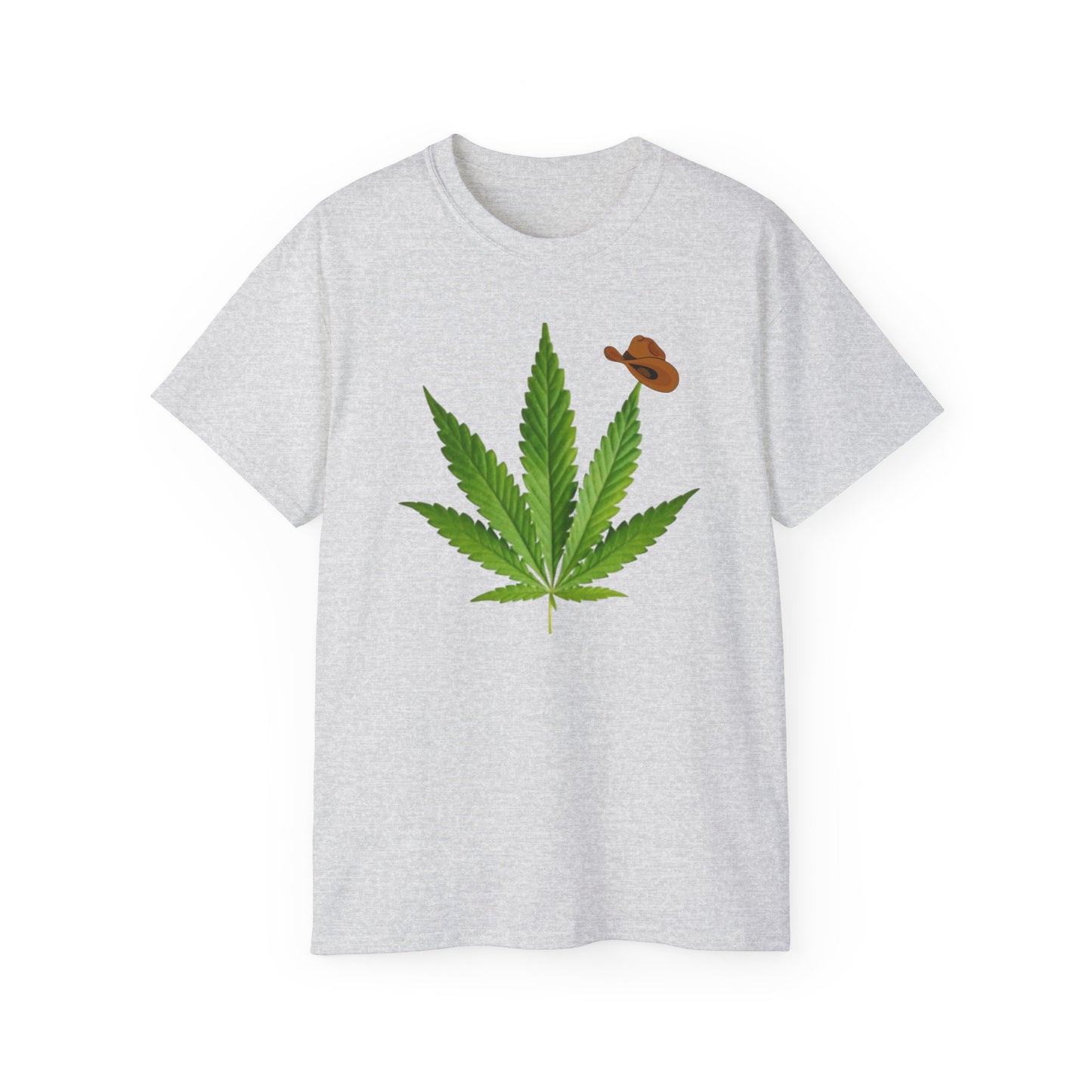 Cannabis Leaf Unisex Ultra Cotton Tee - Cool Casual Shirt for Stoners - Kemo Green, LLC