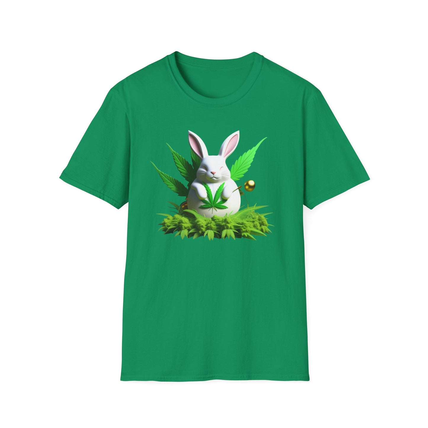 Easter Bunny Softstyle T-Shirt | Happy Easter Design | Unisex - Kemo Green, LLC