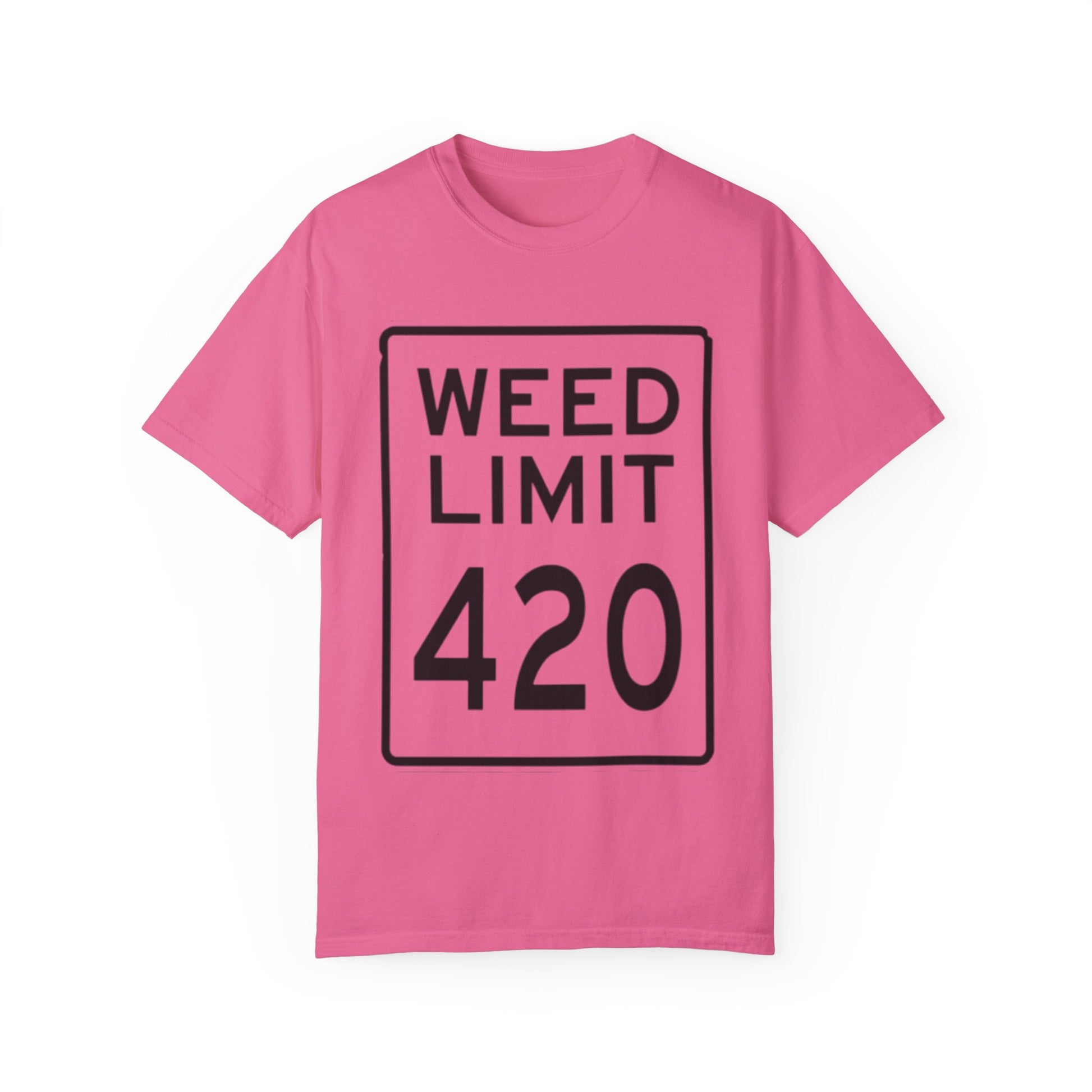 420 Weed Limit Unisex T-Shirt, Funny Cannabis Shirt, Stoner Gift, 4/20 Celebration Tee, Gift for Him/Her, Trendy Graphic Top - Kemo Green, LLC