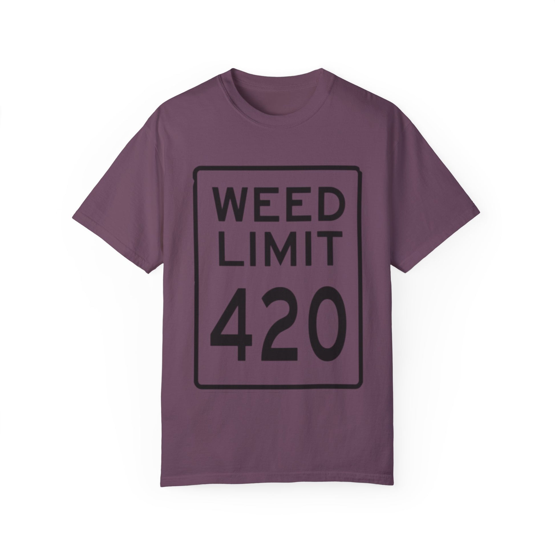 420 Weed Limit Unisex T-Shirt, Funny Cannabis Shirt, Stoner Gift, 4/20 Celebration Tee, Gift for Him/Her, Trendy Graphic Top - Kemo Green, LLC