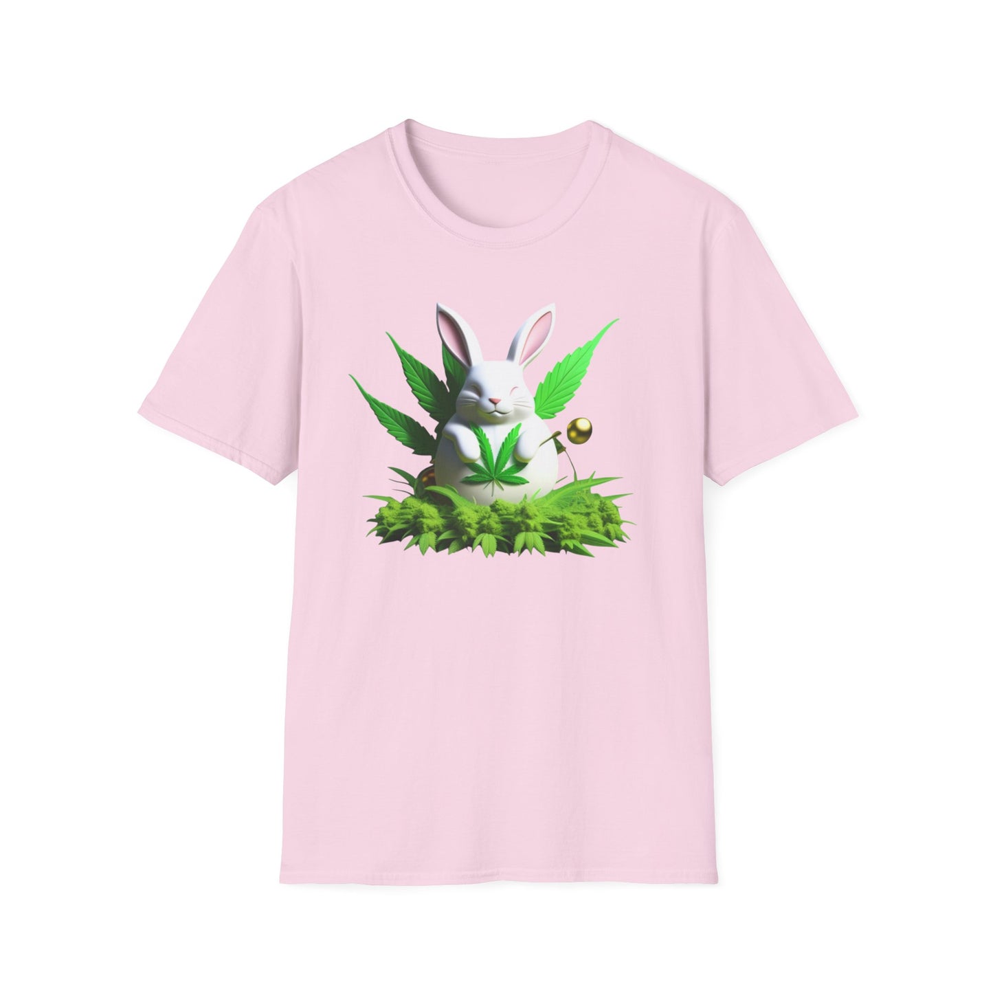 Easter Bunny Softstyle T-Shirt | Happy Easter Design | Unisex - Kemo Green, LLC