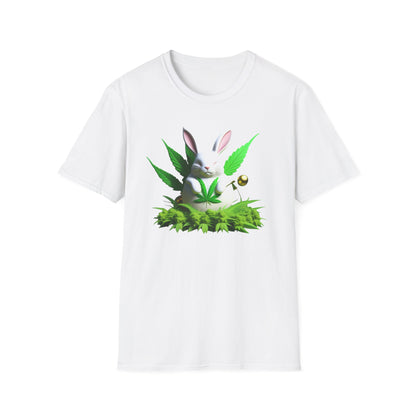 Easter Bunny Softstyle T-Shirt | Happy Easter Design | Unisex - Kemo Green, LLC