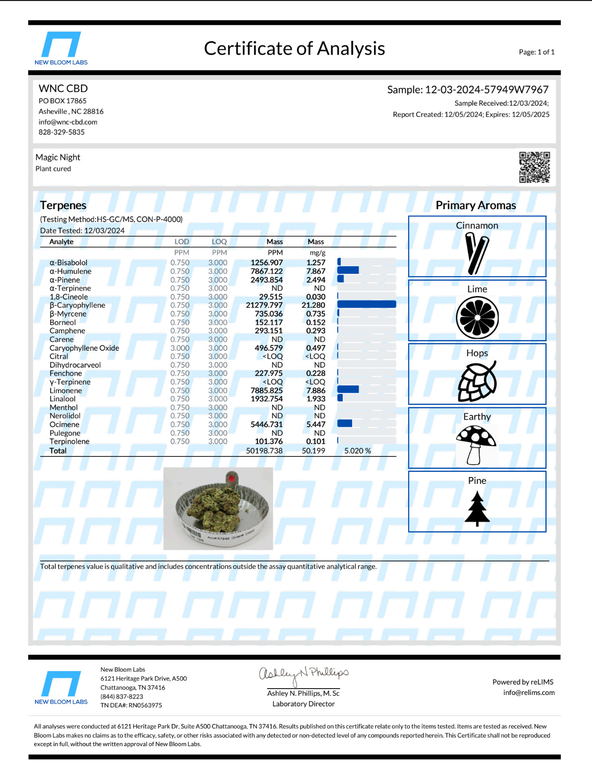 Magic Night - Indica THCa 29.4% Terpenes 5.02% - Kemo Green, LLC