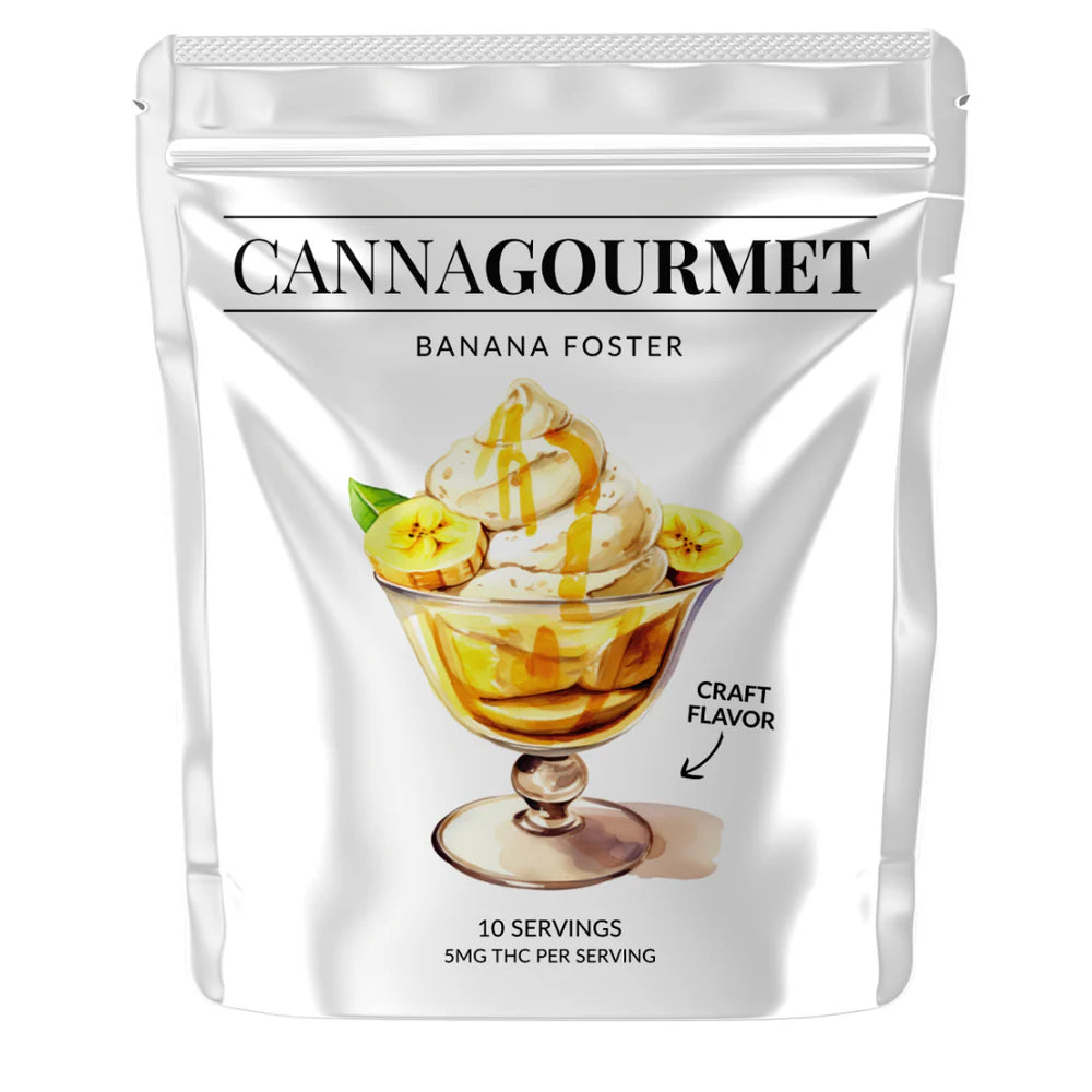 50mg THC Gummies Banana Fosters - Kemo Green, LLC